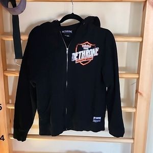 Dethrone full zip hooded sweatshirt